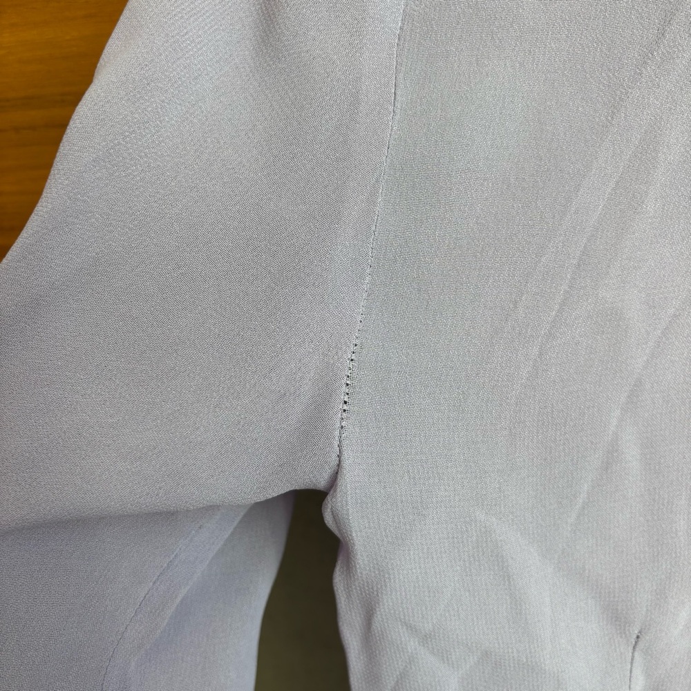 Reformation Lavender Ruffle Blouse - Picture 15 of 15